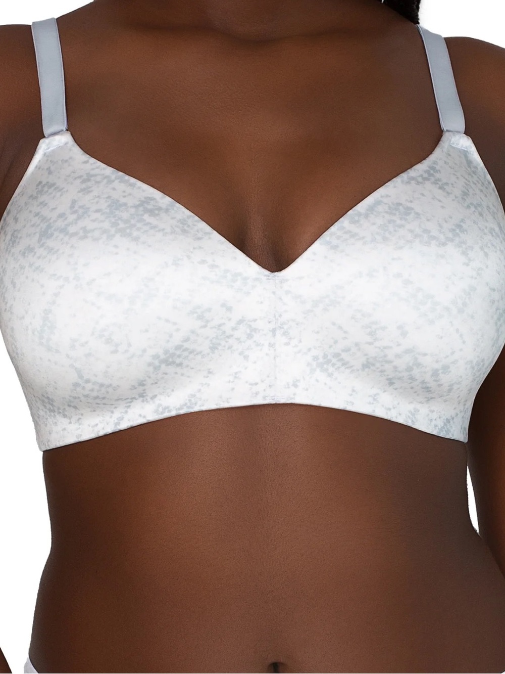 Secret Treasures Wireless Bra 42DDD GREY pattern comfort